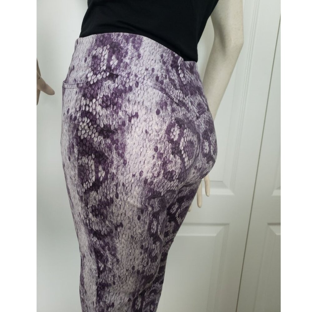 Vintage Enzo purple snake print pants size small